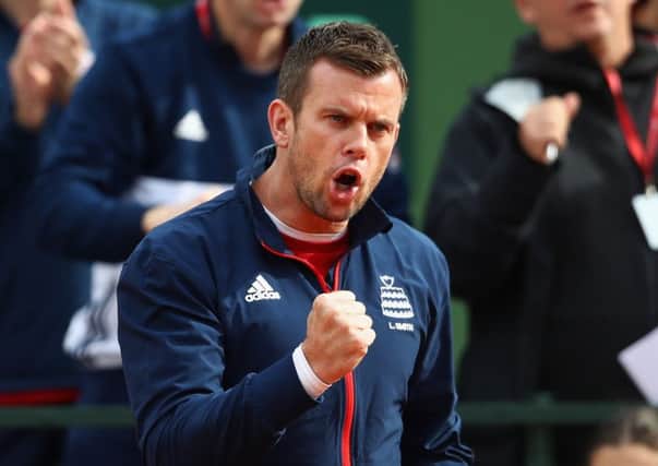 The players loved the Davis Cup atmosphere in Glasgow, said captain Leon Smith. Picture: Julian Finney/Getty