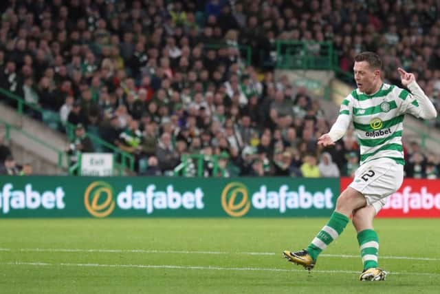 Callum McGregor adds Celtic's second of the night. Picture: PA
