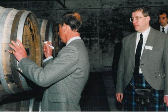 The cask itself was signed by the Duke of Rothesay during the reopening ceremony in 1998. Picture: Contributed