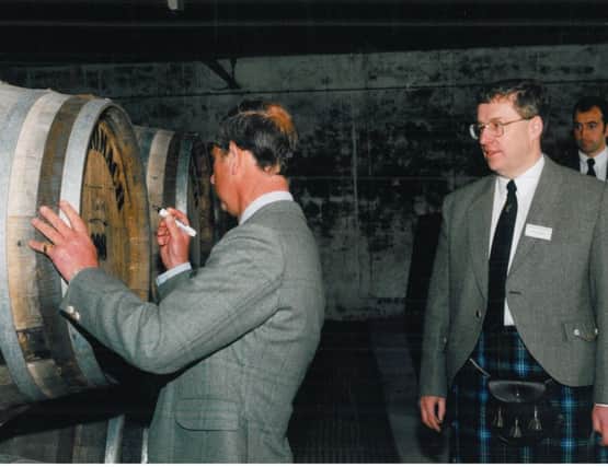 The cask itself was signed by the Duke of Rothesay during the reopening ceremony in 1998. Picture: Contributed