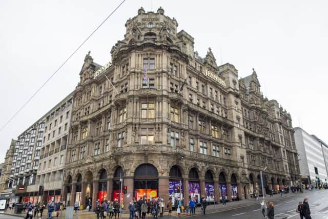 Jenner's store on Princes Street, which is owned by House of Fraser
