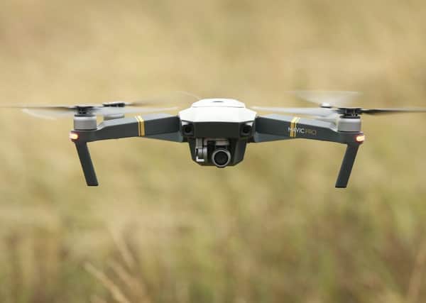 Stock picture of a drone in flight. Picture: SWNS