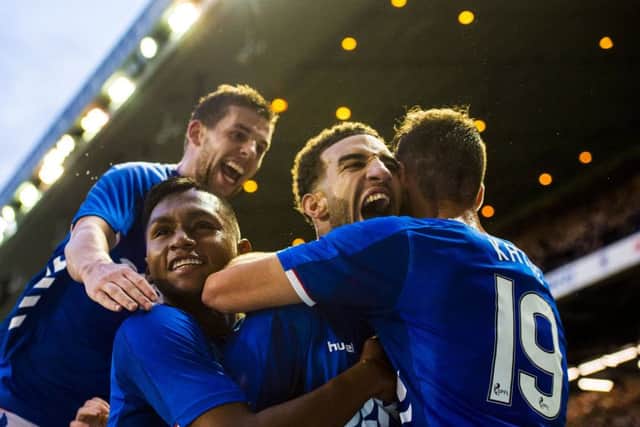 Connor Goldson's goal against FC Ufa was crucial in helping Rangers into the Europa League group stages. Picture: SNS/Alan Harvey