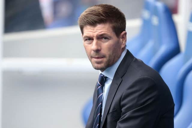 Rangers manager Steven Gerrard. Picture: Graham Stuart/PA Wire
