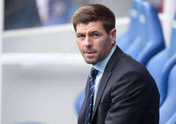 Rangers manager Steven Gerrard. Picture: Graham Stuart/PA Wire