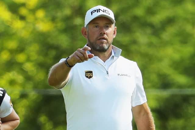 Lee Westwood on the 5th fairway at Silkeborg Ry Golf Club. Picture: Warren Little/Getty