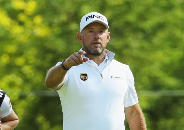 Lee Westwood on the 5th fairway at Silkeborg Ry Golf Club. Picture: Warren Little/Getty
