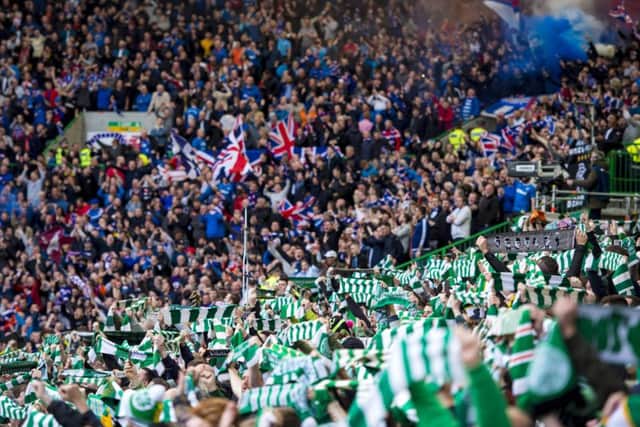 Rangers and Celtic Fans. Picture: SNS/Alan Harvey