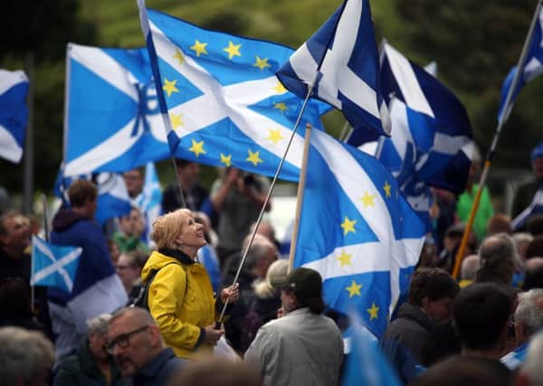 Brexit has independence back on the agenda. Picture: Jane Barlow.