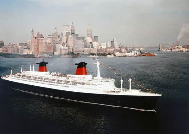 SS France, which made its maiden voyage to New York City in 1962