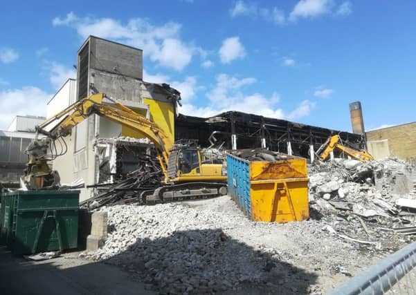 The old swimming pool has been demolished.