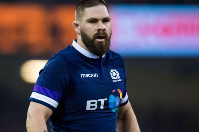 Cornell du Preez in action for Scotland during the 2018 Six Nations tournament. Picture: SNS Group