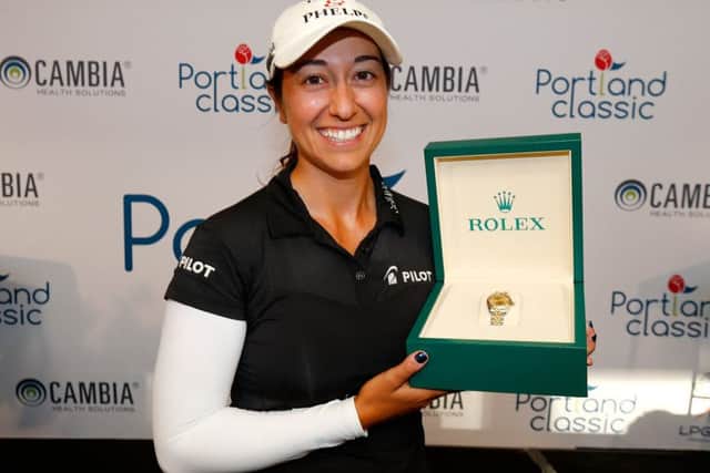 Marina Alex won her first LPGA Tour title. Picture: Getty