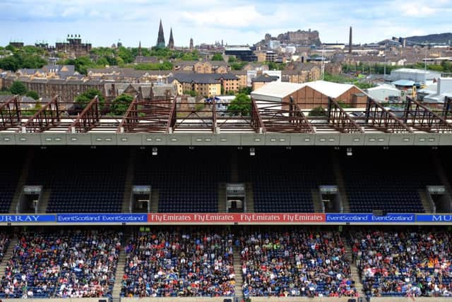 Local Murrayfield residents are proud to host rugby matches. Picture: Jane Barlow.