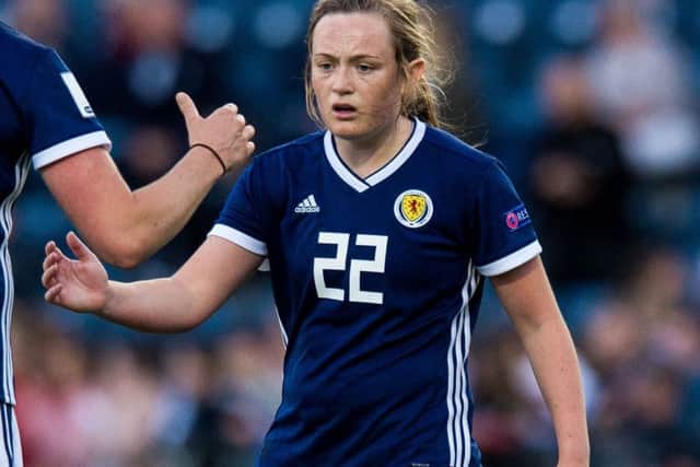 Erin Cuthbert - 'gallus, with a winning mentality'. Picture: SNS.
