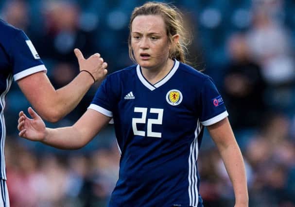 Erin Cuthbert - 'gallus, with a winning mentality'. Picture: SNS.