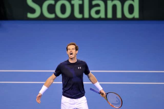 The reception Andy Murray received from the fans at the Emirates Arena in Glasgow back in 2015 was 'bonkers', says Leon Smith. Picture: Jane Barlow
