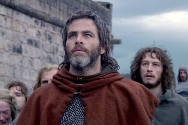 The period drama Outlaw King, starring Star Trek actor Chris Pine, launches on Netflix in November. Picture: Netflix