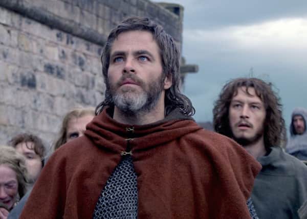 The period drama Outlaw King, starring Star Trek actor Chris Pine, launches on Netflix in November. Picture: Netflix