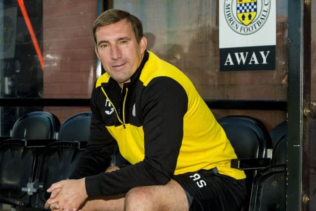 St Mirren manager Alan Stubbs was relieved of his duties on Monday evening. Picture: SNS