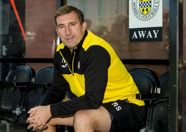 St Mirren manager Alan Stubbs was relieved of his duties on Monday evening. Picture: SNS