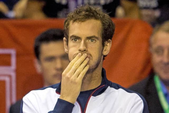 Andy Murray is aware that he may not get the chance to compete in front of a Scottish crowd again. Picture: SNS.