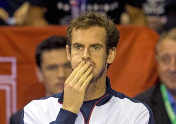 Andy Murray is aware that  he may not get the chance to compete in front of a Scottish crowd again. Picture: SNS.