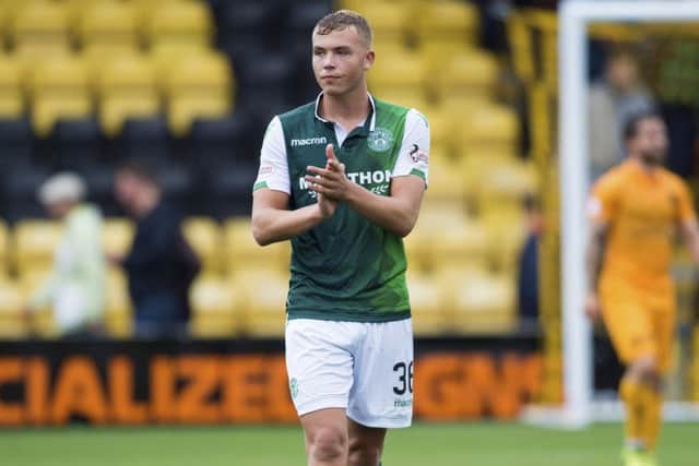 Hibernian's Ryan Porteous has been impressive in defence,. Picture: SNS.