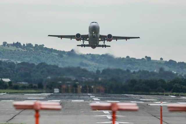 Glasgow Airport. Stock shot of airplane. Picture: John Devlin