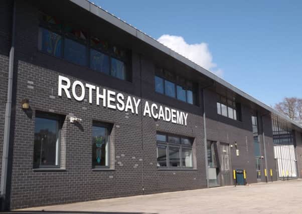 Pupils from Rothesay Academy are among the rising number of pupils heading to positive destinations.