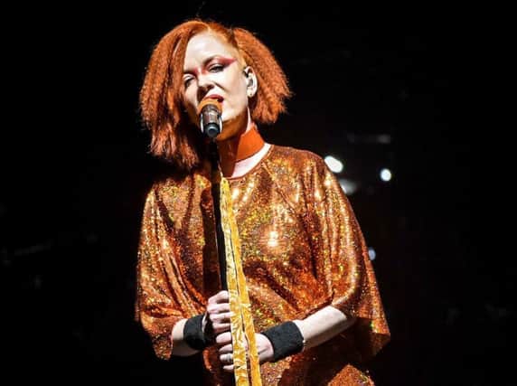 Garbage frontwoman Shirley Manson was magnetic, ferocious and emotional
Picture: Calum Buchan