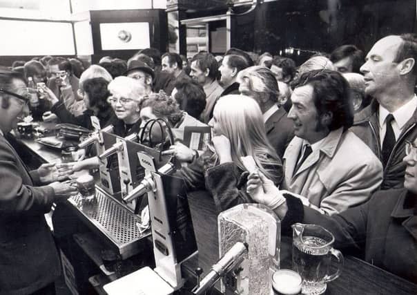 The women who stormed The Grill in Aberdeen in 1973. PIC: Contributed.