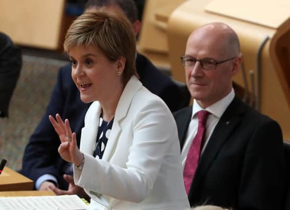 Nicola Sturgeon will host the first FMQs of the new parliamentary year today. Picture: Andrew Gilligan/PA