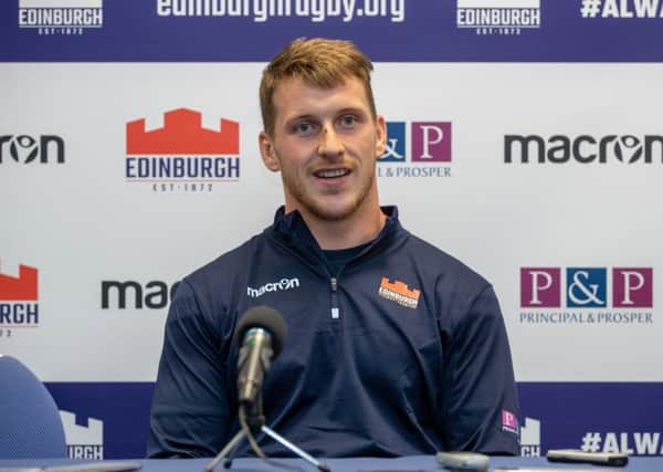 Edinburgh's Mark Bennett has recovered from a recent knee injury. Picture: SNS