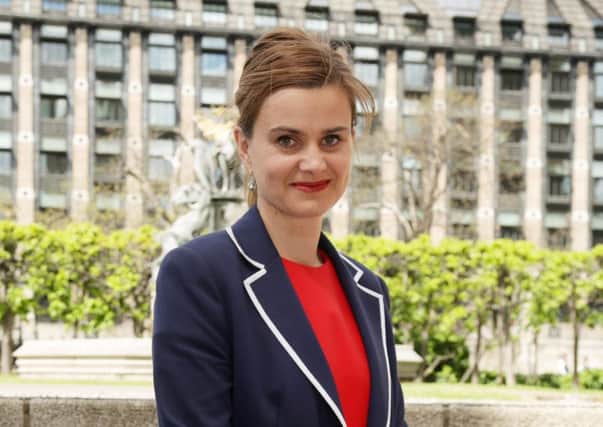 Labour MP Jo Cox, who was murdered in 2016. Picture: PA Wire