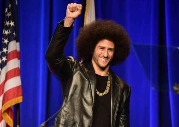 Colin Kaepernick features heavily in Nike's new advert. Picture: Getty Images
