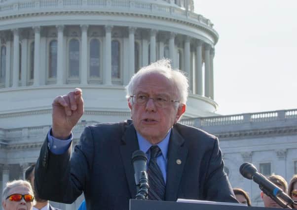 Senator Bernie Sanders wants the US Government to impose a new tax on businesses based on the welfare payments it gives to their staff (Picture: Tasos Katopodis/Getty Images)