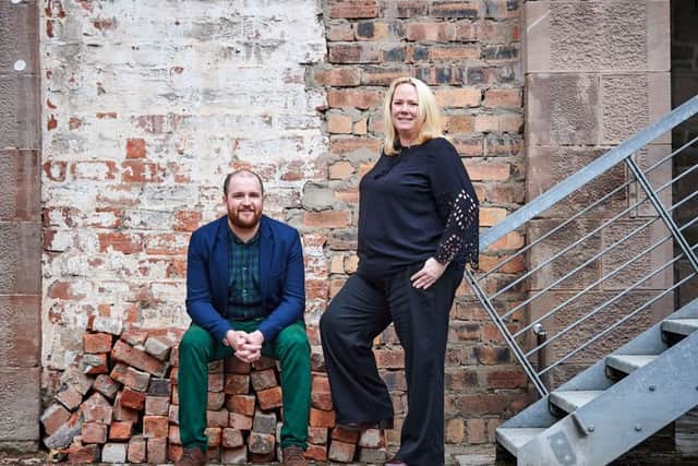 L-R: Head of publicity Fraser Kirk and CEO Tricia Fox. Picture: Fraser Band