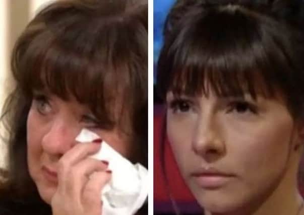 Roxanne Pallett and Coleen Nolan.