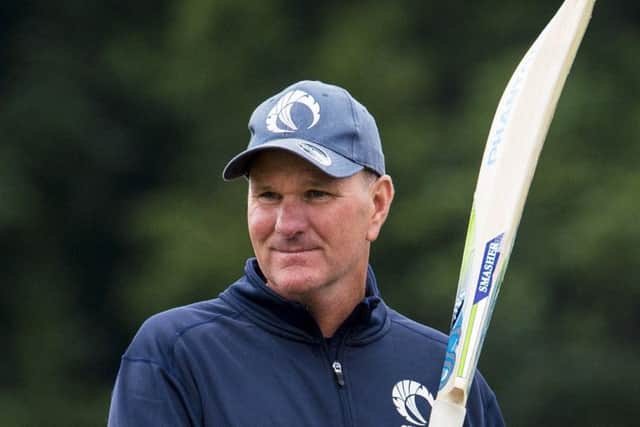 Grant Bradburn is stepping down as Scotland cricket coach. Picture: Ross MacDonald/SNS