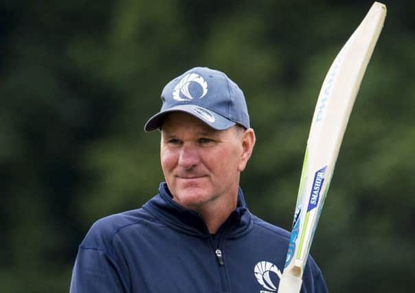 Grant Bradburn is stepping down as Scotland cricket coach. Picture: Ross MacDonald/SNS