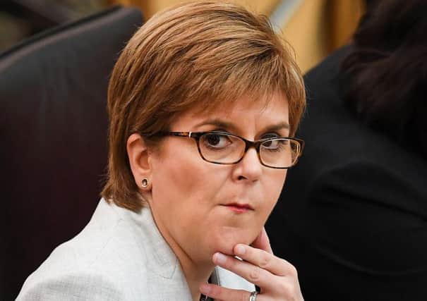 Nicola Sturgeon during First Minister's Questions. Picture: Getty Images