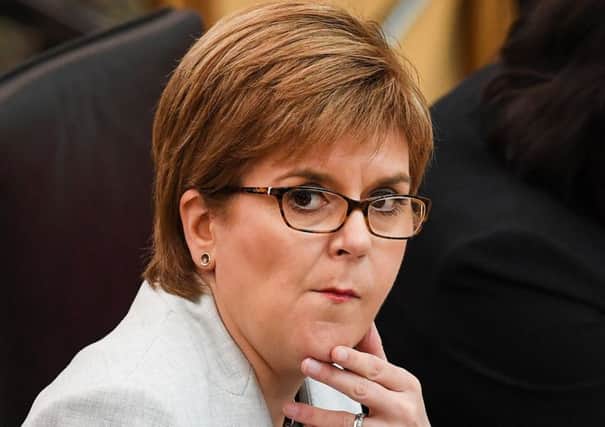 Nicola Sturgeon during First Minister's Questions. Picture: Getty Images
