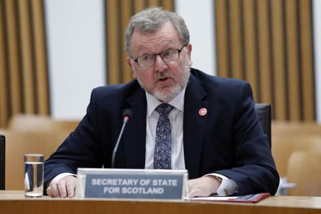 David Mundell urged support for the Chequers deal. Picture: Scottish Parliament