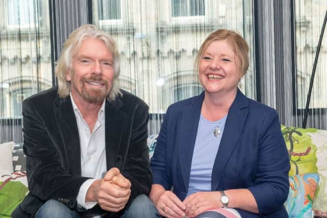 The meeting in California follows an invitation from Sir Richard Branson to Jackie Waring. Picture: Ian Georgeson.