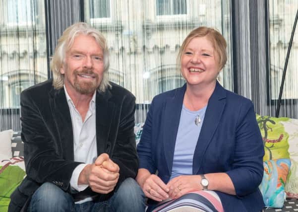 The meeting in California follows an invitation from Sir Richard Branson to Jackie Waring. Picture: Ian Georgeson.