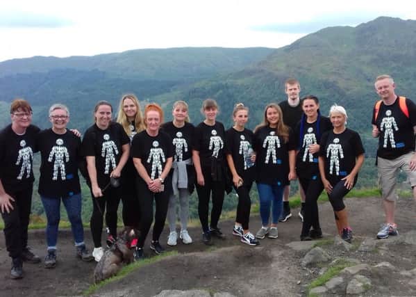 The William Hill fundraising team on Ben A'an