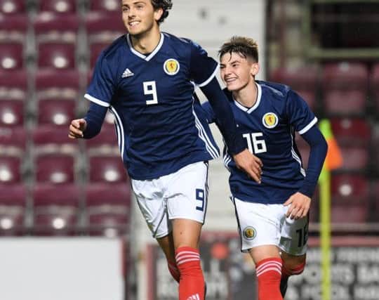 Fraser Hornby wants to force his way into the Everton first team. Picture: SNs.