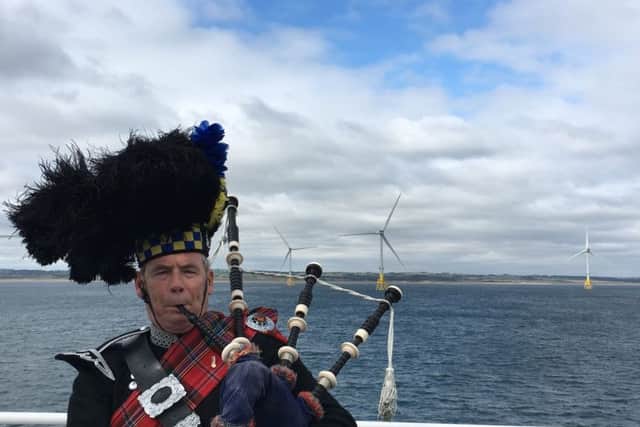 Piper Norman Fiddes was on board to mark the official opening of the EOWDC.