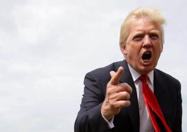 Donald Trump went to the UK Supreme Court to try to prevent golfers on his course from seeing a wind farm, but lost (Picture: SWNS)
